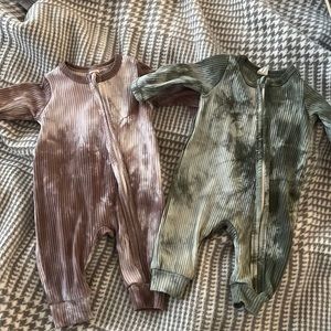 3-6 month Ribbed Zippies